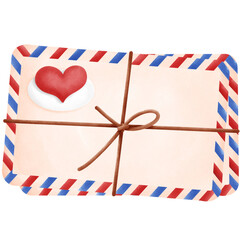 Fototapeta premium Valentine's Day envelope