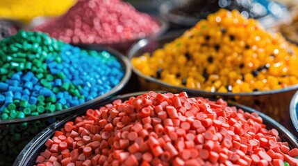 Masterbatch granules ideal for plastic industry marketing materials