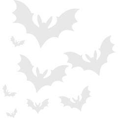 Halloween Bats Silhouette