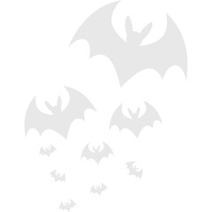 Halloween Bats Silhouette