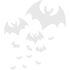 Halloween Bats Silhouette