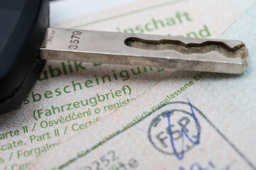 Zulassungsbescheinigung PKW