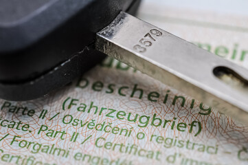 Zulassungsbescheinigung PKW