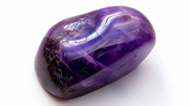 Polished Sugilite Gemstone CloseUp, Mineral Collectible, Crystal Magic, Purple Healing Stone for Jewelry Design and Metaphysical Use