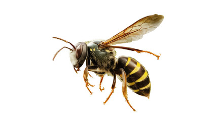 a hornet isolated on transparent background.