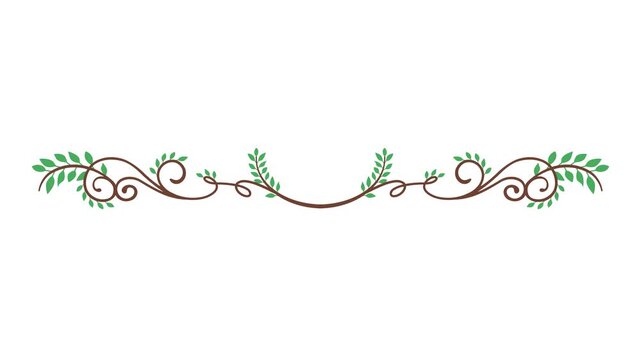 Decorative vintage border 4K animation (MP4)