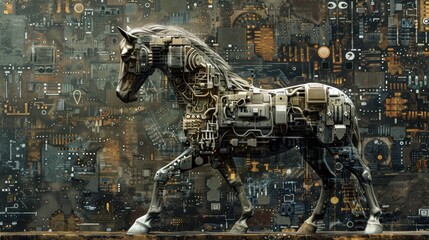 Trojan Horse: Malware hidden within seemingly harmless software, used by attackers to secretly infiltrate and access a user's system through concealed backdoors.
