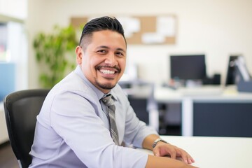 Best job candidate Hispanic man