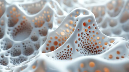 Obraz premium Abstract Textured Surface with Holes