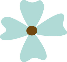 Hand Drawn Abstract Flower