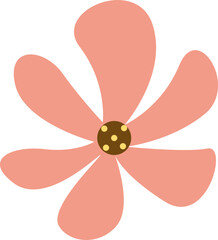 Hand Drawn Abstract Flower