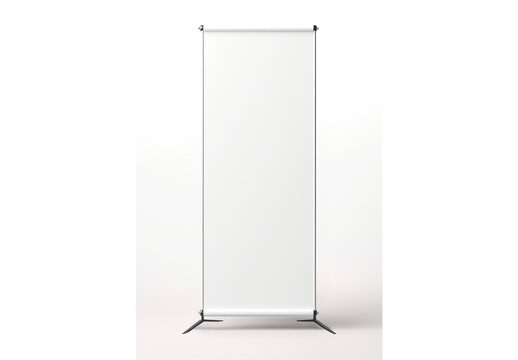Roll Up Standee Banner Sign Mockup With Generative AI