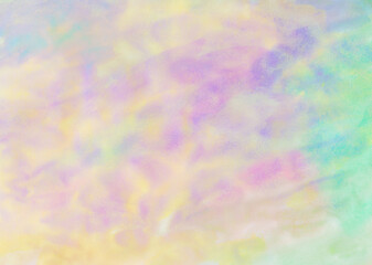 虹色水彩背景