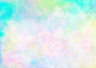 虹色水彩背景