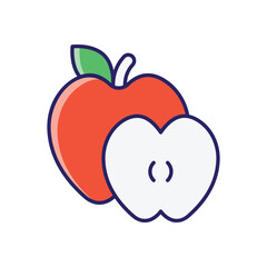 Apple vector icon