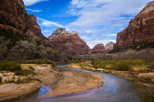 Bend In the River in Zion National Park