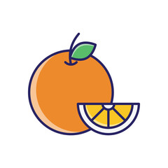 Orange vector icon