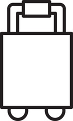 Luggage Line Icon