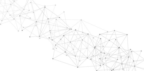 Abstract digital background of points and lines. Illustration Vector design digital technology concept. Global network connection.