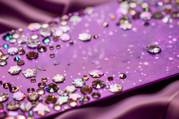 Sophisticated luxury textured  gift card with gold patterns 