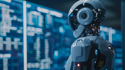 Fototapeta premium Using AI-driven threat hunting techniques