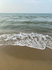 waves on the beach