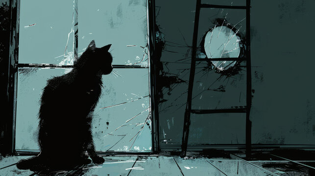 black cats bring bad luck, especially on Friday the 13th, is a superstition rooted in medieval Europe. They were often associated with witches and considered omens of misfortune.