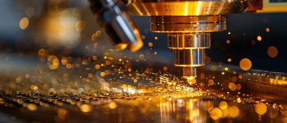 Master Craftsmanship in Action - Close-up of Soldering Gold Components with Precision and Skill