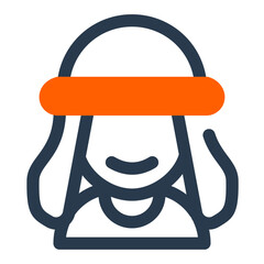 Bedouin People in the Desert