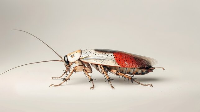 A vintage scientific illustration of a cockroach. - Powered by Adobe
