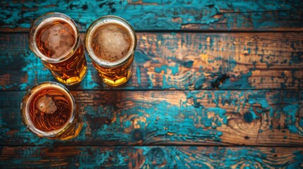 Oktoberfest background, copy space