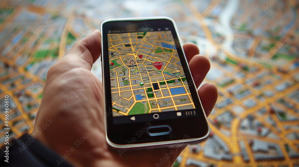 Poster track your location and get directions easily with the touch of a finger.