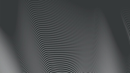 Dark grey abstract background with curve line for backdrop or presentation