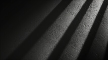 Parallel Light Streaks on Dark Wall