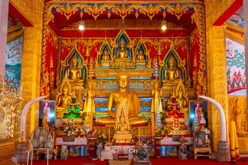 Wat Tai Phrachao Yai Ong Tue is a temple famous in Ubon Ratchathani, Thailand