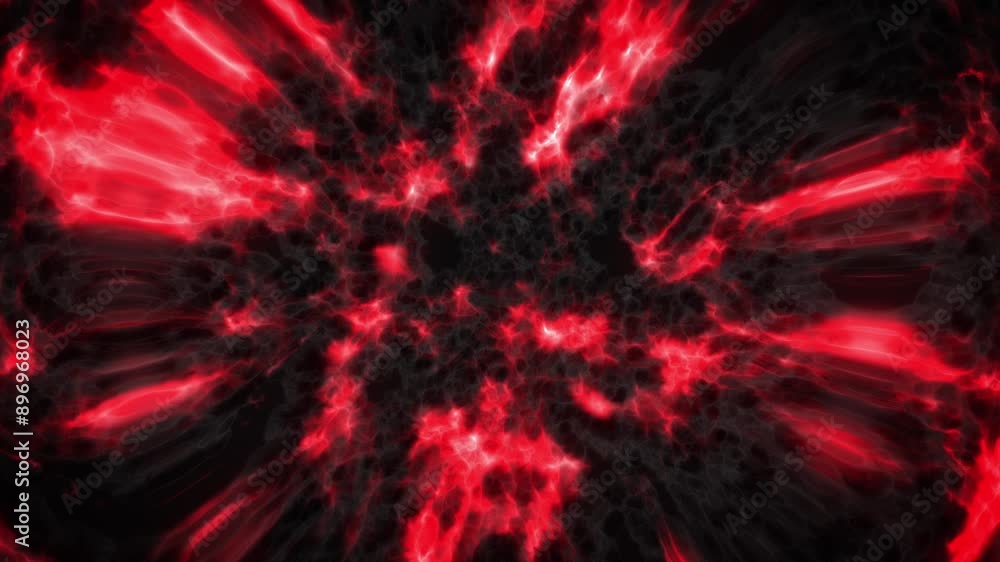 Poster space looping complex red texture