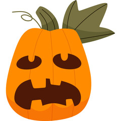 Halloween Pumpkin Illustration