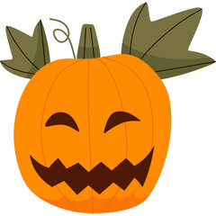 Halloween Pumpkin Illustration