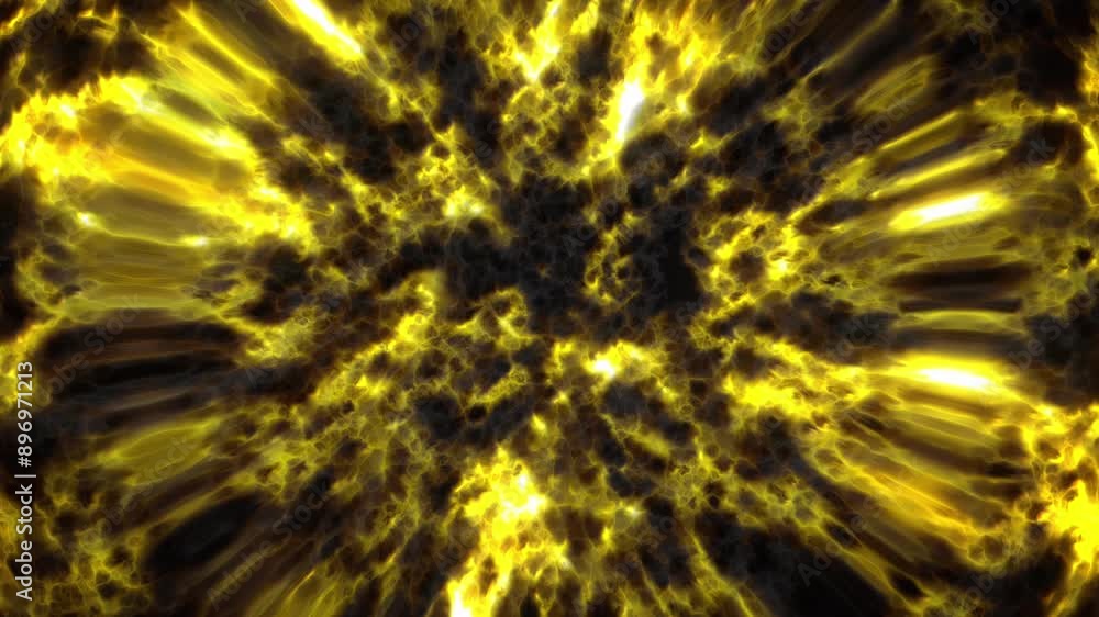 Poster abstract golden space texture loop