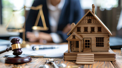 Legal consultation for house purchase, lawyer advising clients, contract review,