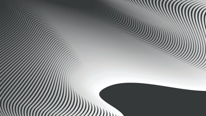 Dark grey abstract background with curve line for backdrop or presentation
