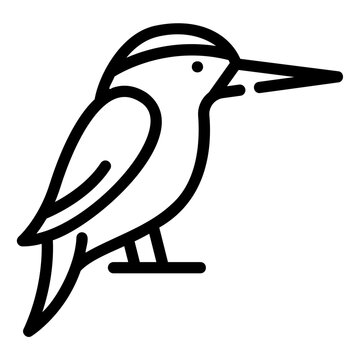 recommend clip art: kingfisher Line Icon