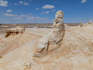 The chalk boulders look like natural sculptures, moulded through the millennia by the eroding...