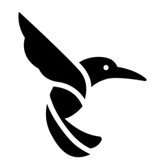 humming bird Solid icon
