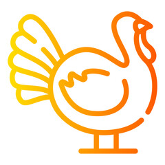 turkey Gradient icon