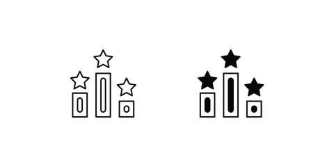 Obraz premium scales set icon with white background vector stock illustration