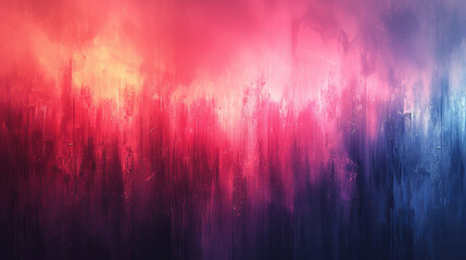 Abstract gradient painting with pink and blue