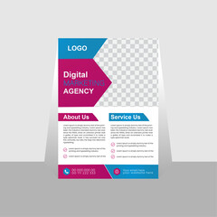 Business flyer design template