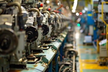 Fototapeta premium Industrial Production Line.