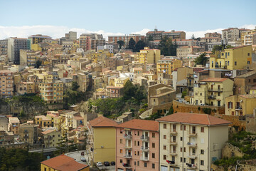 The panorama of Genoa, Italy